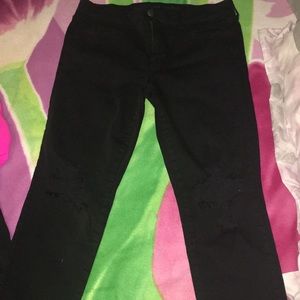 AEO skinny ripped jeans